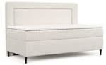 Boxspringbett Alba Beige - H3 - Tiefe: 98 cm