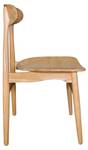 Stuhl SCANDI BLONDE Braun - Massivholz - 53 x 80 x 45 cm