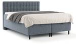 Boxspringbett Milo Blaugrau - Breite: 160 cm