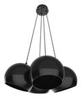 Suspension Joe Noir brillant