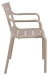 4er-set Gartensesseln Paname Beige