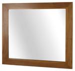 Teak-Wandspiegel M75 Braun - Glas - Holzart/Dekor - Holz teilmassiv - 80 x 71 x 3 cm