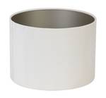 Abat-jour cylindrique Velours Blanc