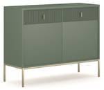 Sideboard Lido Grün - Holzwerkstoff - 105 x 83 x 39 cm