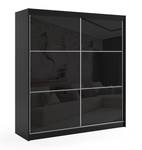 Kleiderschrank VIVI Schwarz - Breite: 200 cm