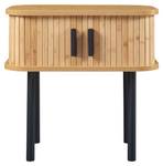 Beistelltisch Tvedestrand Beige - Holzwerkstoff - Metall - 30 x 45 x 48 cm