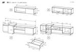 Armoire murale 3D WU 3D5S Doré - Bois manufacturé - Matière plastique - 220 x 185 x 45 cm