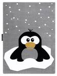 Kinderteppich Petit Penguin Pinguin Grau - Kunststoff - Textil - 80 x 1 x 150 cm