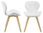 Lot de 6 Chaises Älmhult Similicuir Blanc