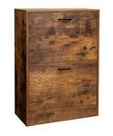 Schuhschrank Braun - Holzwerkstoff - 24 x 84 x 60 cm