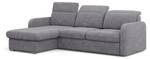 Ecksofa Emerald L-Form Dunkelgrau