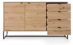 Sideboard AMBER SB153 2D4D Beige - Holzwerkstoff - Kunststoff - 153 x 89 x 39 cm