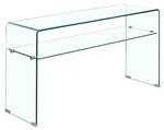 Console L125 cm en verre trempé - ICE Verre - 125 x 76 x 40 cm