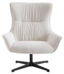 Fauteuil pivotant GALATI Blanc crème