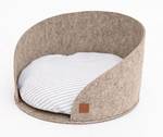 Hunde Korb  Luna Dog Bed Felt Beige - Textil - 45 x 45 x 45 cm