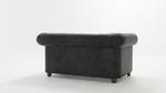 Sofa Ingrid 2-Sitzer, Chesterfield Anthrazit