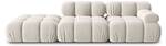 modulares Sofa BELLIS 4 Sitzplätze Hochglanz Beige