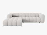 modulares Ecksofa LUPINE 4 Sitzplätze Hellgrau