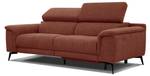 3-Sitzer Relaxsofa Fiero Dunkelorange - Breite: 212 cm