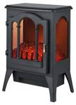 Elektrischer Kamin CHE-220 Schwarz - Glas - 39 x 56 x 25 cm