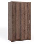 Kleiderschrank BERTI Dunkelbraun - Breite: 120 cm