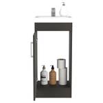 Meuble lavabo Madrid Noir - Bois manufacturé - 40 x 88 x 33 cm