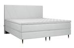 Boxspringbett Euphoria Hellgrau - Breite: 160 cm