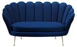 2-Sitzer-Sofa JELLINA Blau - Textil - 144 x 80 x 84 cm