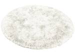 Tapis à poils longs rond Bright Blanc - 150 x 150 cm