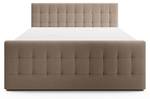 Boxspringbett Aviano Royal Braun - Breite: 162 cm