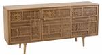 Buffet ISA Braun - Massivholz - 38 x 74 x 160 cm