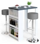 Table de bar  32558 Anthracite - 57 x 80 cm