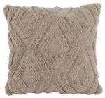 Kissen SAHARA Hochglanz Taupe - 45 x 45 cm