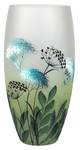 Vase en verre peint à la main Vert - Verre - 16 x 30 x 16 cm
