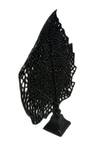 Schwarz Marmoroptik Ahornblatt Skulptur