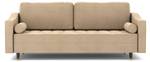 3-Sitzer Sofa SORRAIA Hochglanz Beige