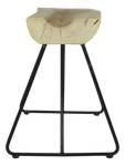 Tabouret Lawas Beige - Bois massif - 60 x 47 x 45 cm