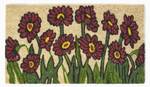 Fussmatte Blumengarten Beige - Textil - 40 x 1 x 70 cm