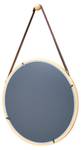 Miroir mural Bykle Beige - Bambou - 38 x 60 x 2 cm