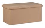 Sitzbank Kunstleder Beige