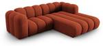 modulares Ecksofa LUPINE 3 Sitzplätze Braun