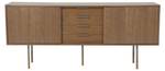 Buffetschrank Alturas Braun - Massivholz - 55 x 81 x 200 cm