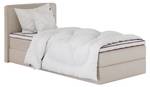 Boxspringbett MITTO CONTI Creme - Breite: 90 cm - H2