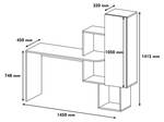 Schreibtisch Giedi Braun - Holzwerkstoff - 45 x 75 x 145 cm