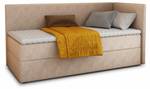 Boxspringbett Flame Beige - Breite: 99 cm