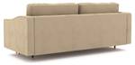 3-Sitzer Sofa SORRAIA Hochglanz Beige