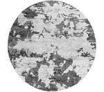 Tapis Rond Gris - Textile - 120 x 6 x 120 cm