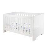 Lit pour bébé Sky Vernis blanc Lit pour enfant Sky