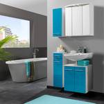 Ensemble pour salle de bain Turquoise / Blanc