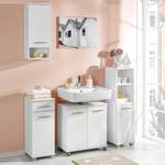 Set mobili da bagno Negril (4 pezzi) Bianco opaco